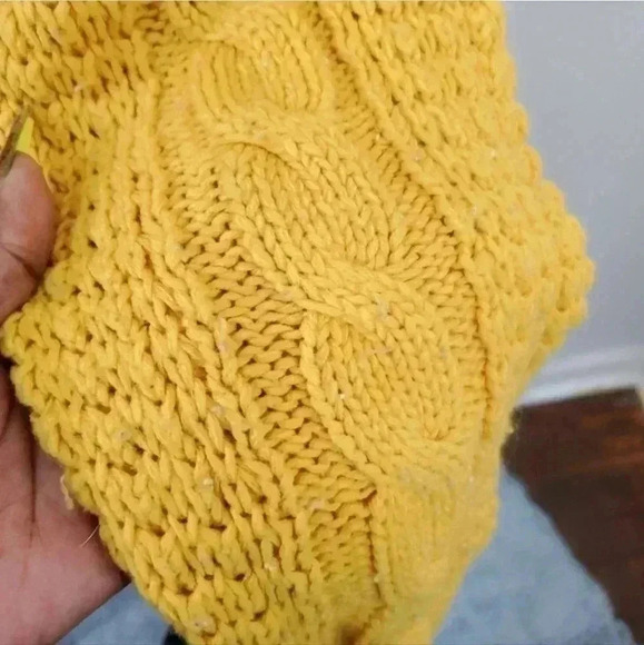 Vintage 50s 60s WPL 11403 Cable Knit Chunky Sweater. XL - Picture 9 of 13